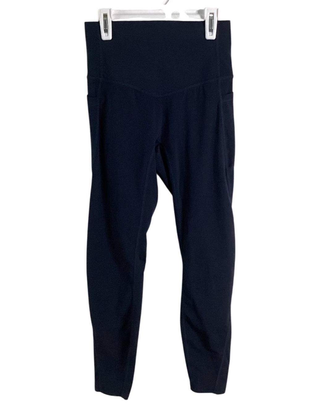 HALARA Navy Blue High-Waist Performance Leggings Pockets Small